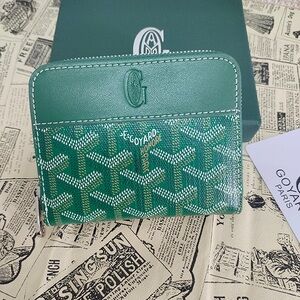 Goyard Emerald Green Card Holder